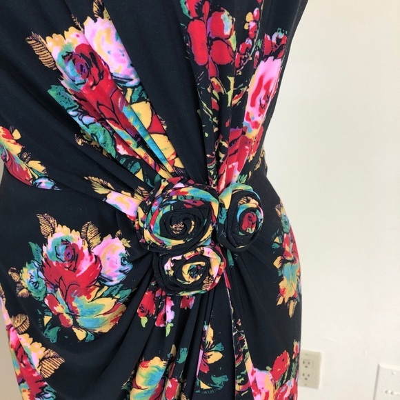 Jones New York Floral Dress size 4 - Picture 3 of 8